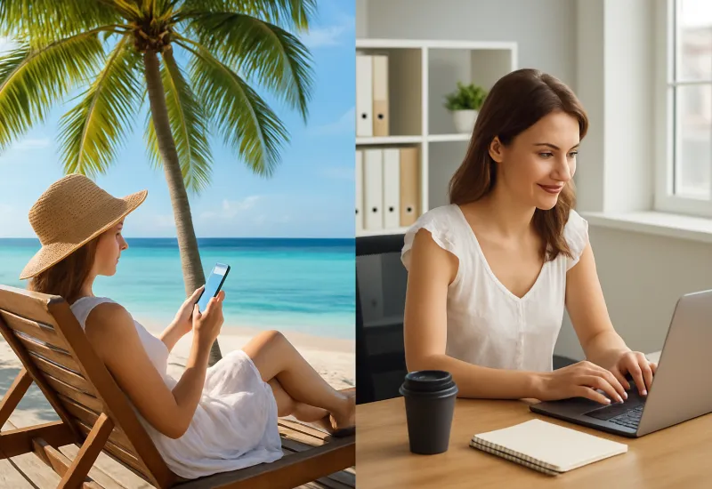 Vom Urlaubsmodus in den Arbeitsflow: Strategien für mehr Leichtigkeit
